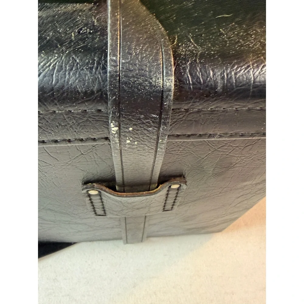 Vintage 60s MCM Train Case Blk Vinyl K.I. & Co Japan Photography MCM Travel Bag
